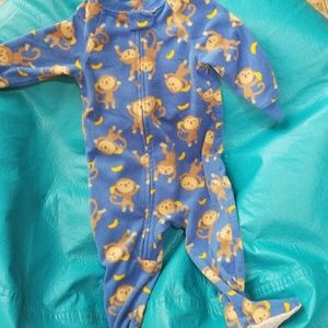 Footsie monkey pijamas